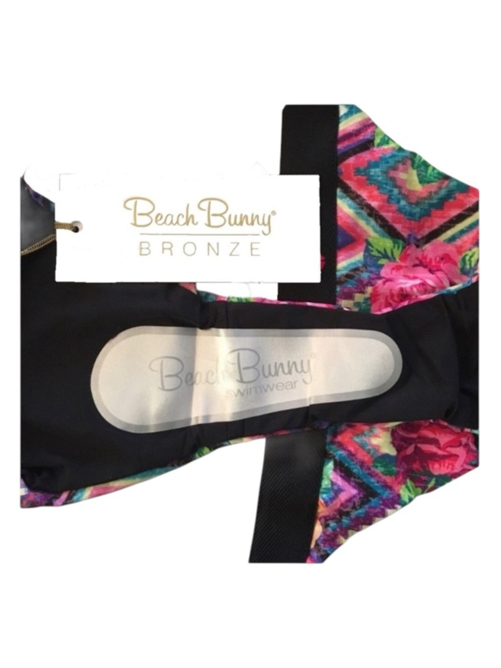 new Beach Bunny ❉ Mixed Pink Print Strawberry Fields ❉ Bikini Bottoms ❉ L XL - Picture 10 of 16